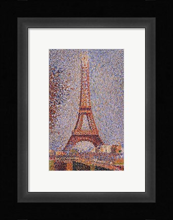 Framed Eiffel Tower, ca. 1889 Print