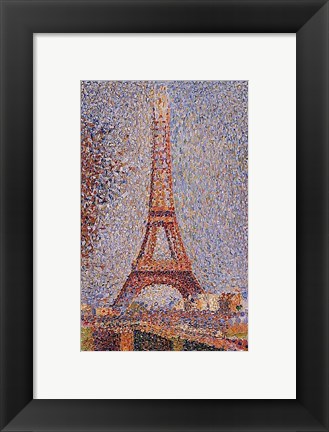 Framed Eiffel Tower, ca. 1889 Print