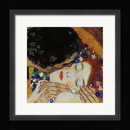 Framed Kiss (head detail) Print