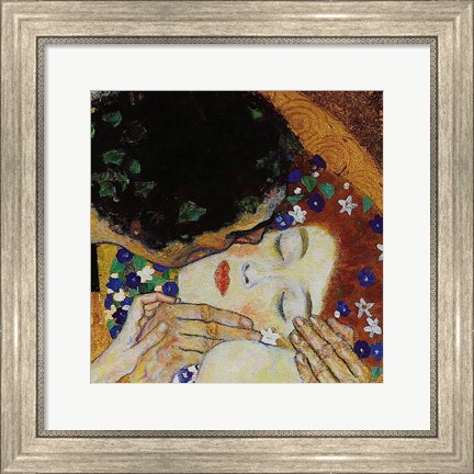 Framed Kiss (head detail) Print