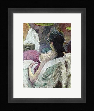 Framed Resting Model Print