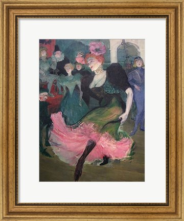 Framed Marcelle Lender Dancing Bolero Print