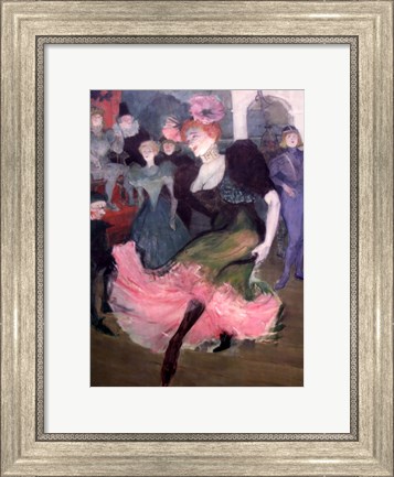 Framed Marcelle Lender Dancing Bolero Print