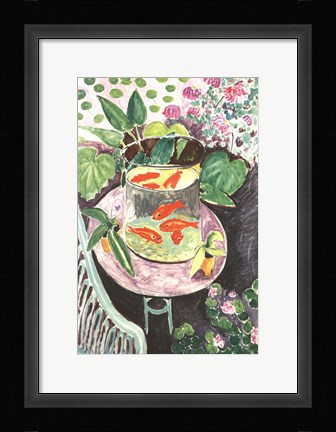 Framed Goldfish Print