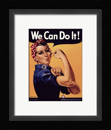 Framed We Can Do It! Print