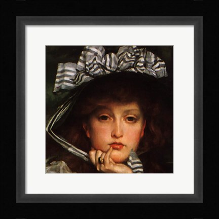 Framed Lady in a Boat (detail) Print