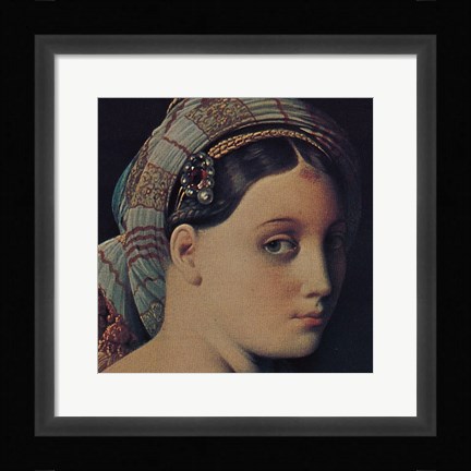 Framed Grand Odalisque (detail) Print
