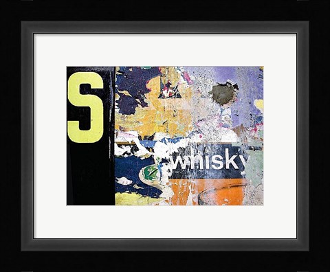 Framed Whisky Layers Print