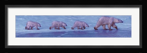 Framed Walking the Edge Print