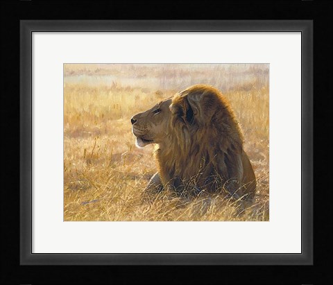 Framed Danger on the Wind Print