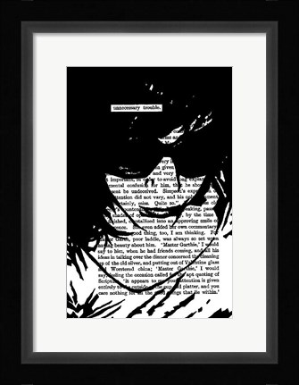 Framed Unnecessary Trouble Print