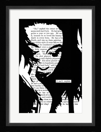 Framed I Can't Explain Print