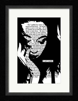 Framed I Can't Explain Print