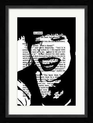Framed He Noticed Print
