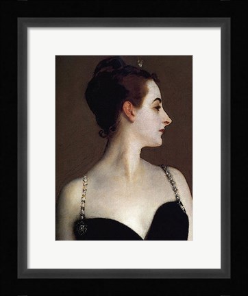 Framed Madame X (detail) Print