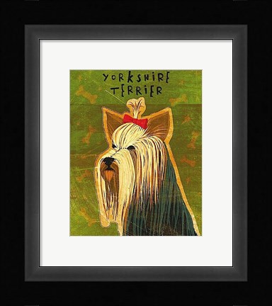 Framed Yorkshire Terrier Print