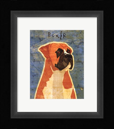 Framed Boxer Print