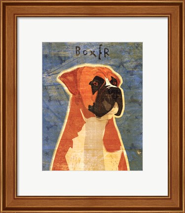 Framed Boxer Print