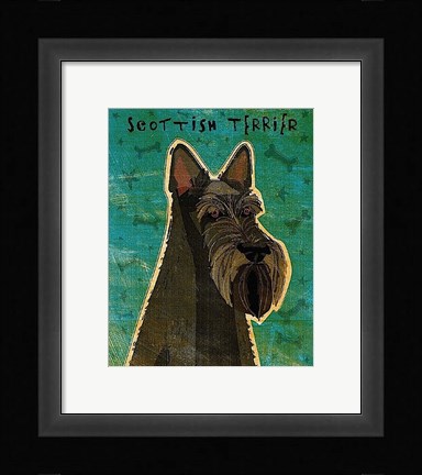Framed Scottish Terrier Print