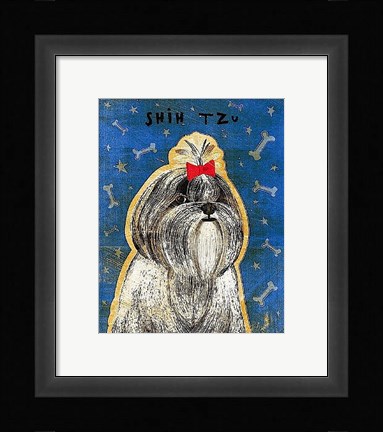 Framed Shih Tzu Print