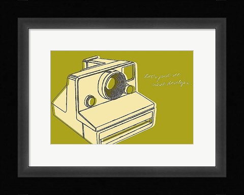 Framed Lunastrella Instant Camera Print