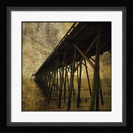 Framed Ocean Pier No. 1 Print