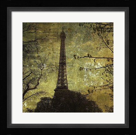 Framed Eiffel Tower Print