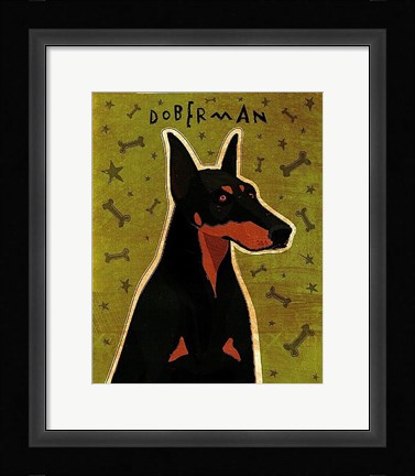 Framed Doberman Print