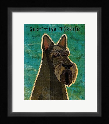 Framed Scottish Terrier Print