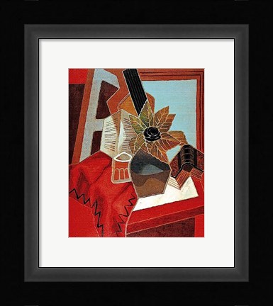 Framed Flowers on the Table Print