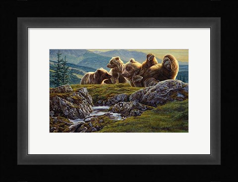 Framed Above the Ridge Print