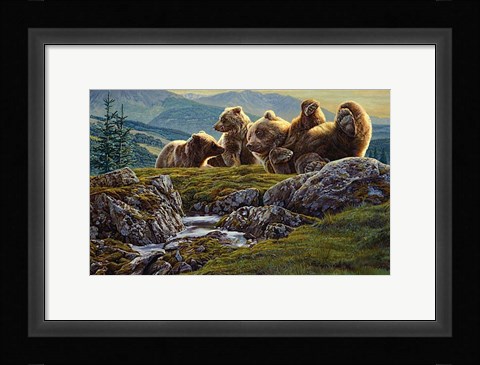 Framed Above the Ridge Print