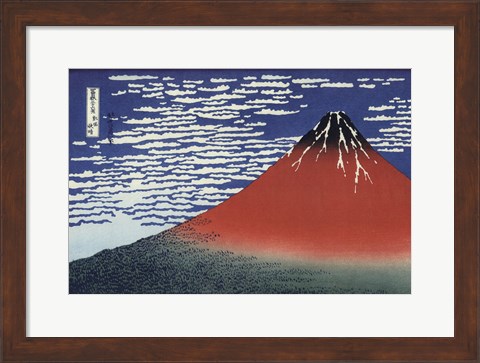 Framed Red Fuji Print