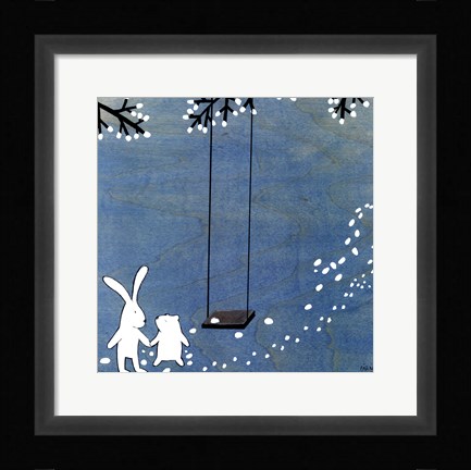 Framed Follow Your Heart- Let's Swing Print