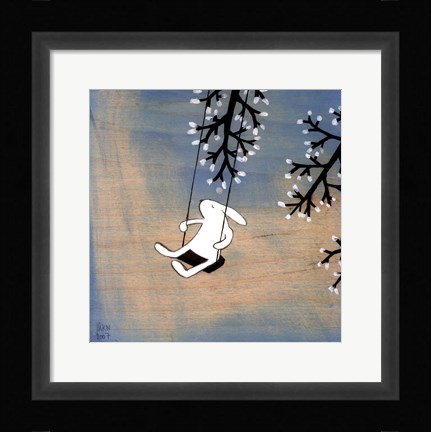 Framed Follow Your Heart- Swinging Quietly Print
