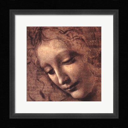 Framed Testa di Faniciulla Detta (detail) Print