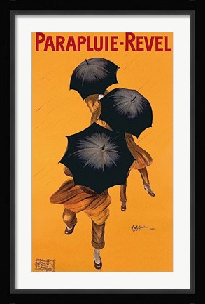 Framed Parapluie Revel Print