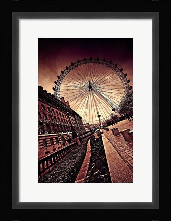 Framed London Eye Print