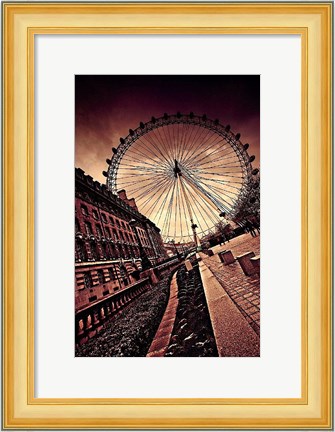 Framed London Eye Print