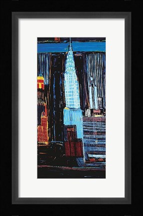 Framed Manhattan Skyline Print