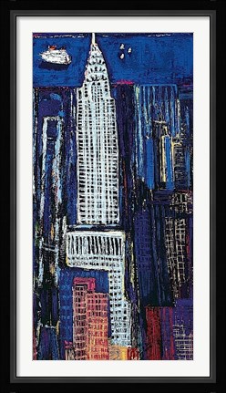 Framed New York Skyline Print