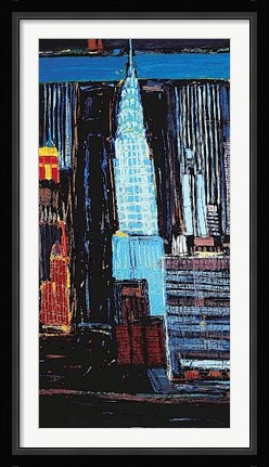 Framed Manhattan Skyline Print