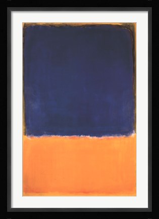 Framed Untitled, 1950 - blue Print