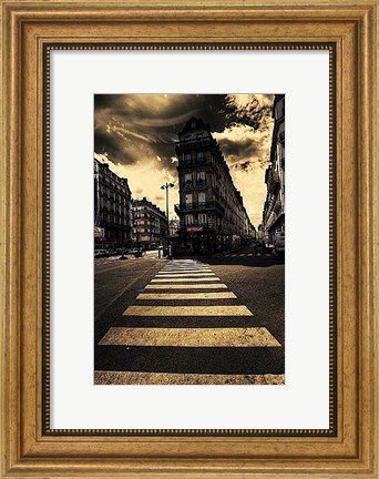 Framed Two Streets Print
