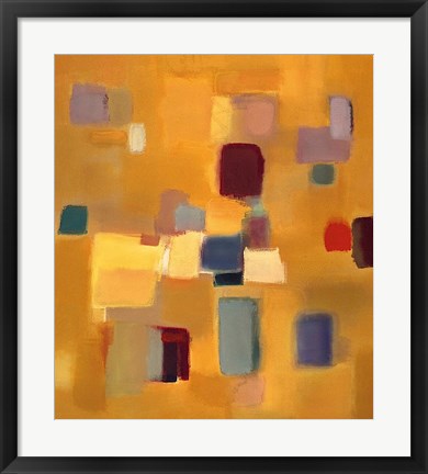 Framed Song in Gold Print