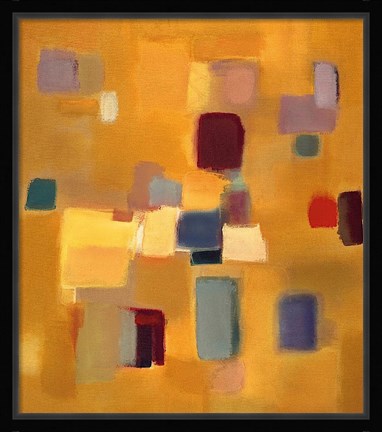 Framed Song in Gold Print