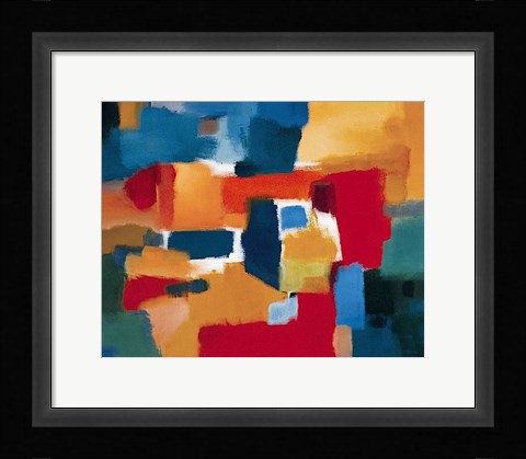 Framed Fields of Music Print