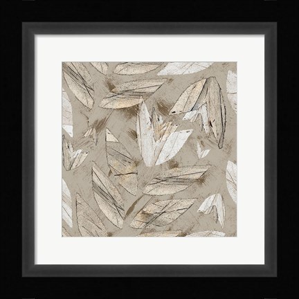 Framed Floating Leaves Print