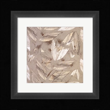 Framed Floating Leaves Print