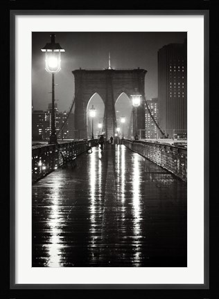 Framed Brooklyn Bridge Print